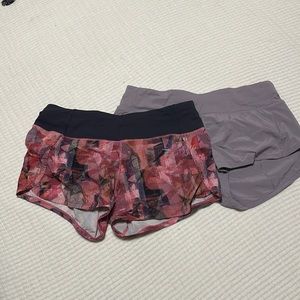 Size 6 Lulu Lemon Speed up Shorts